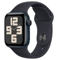 Смартгодинник Apple Watch SE GPS 40mm Midnight Aluminium Case with Midnight Sport Band – M/L