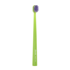 Зубна щітка середньої жорсткості Janeke Medium Toothbrush салатовая