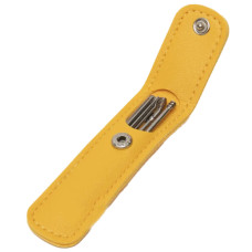 Набір інструментів для чищення вух у комплекті з чохлом Tool Set 6 шт Жовтий