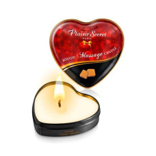 Масажна свічка серце Plaisirs Secrets Caramel 35 мл (SO1871)