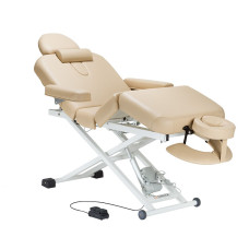 Стаціонарний електричний масажний стіл US MEDICA LUX Бежевий