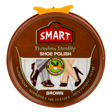 Паста для взуття Smart коричнева 50 мл